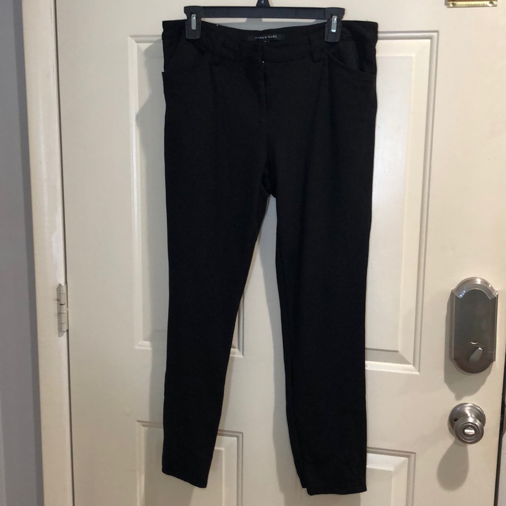 Andrew Marc Stretch Black Dress Pants